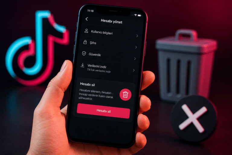 ⁠⁠TikTok Hesabı Nasıl Silinir?