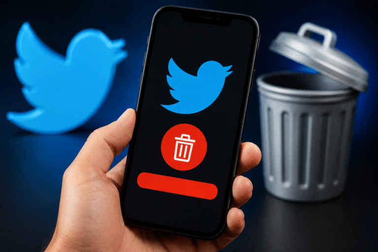 Twitter Hesabı Nasıl Silinir?