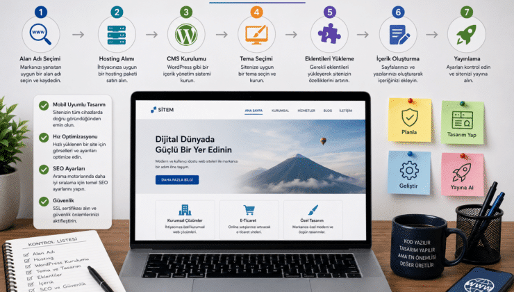 ⁠Web Sitesi Nasıl Kurulur?
