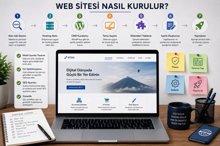 ⁠Web Sitesi Nasıl Kurulur?
