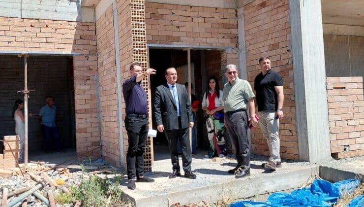 Ataoğlu, Atatürk Mesleki Eğitim Merkezi inşaatını inceledi