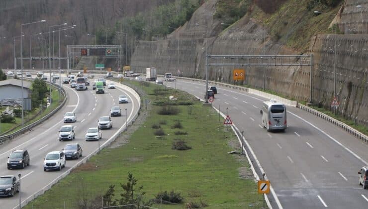 Bayram Tatilinde Bolu Dağı Tüneli’nden 1 Milyon Araç Geçti