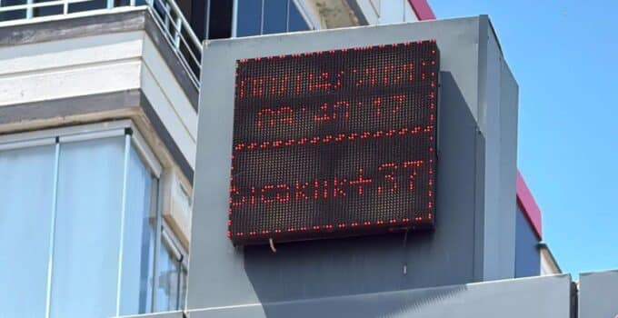 Diyarbakır’da sıcaklık 40 dereceye dayandı