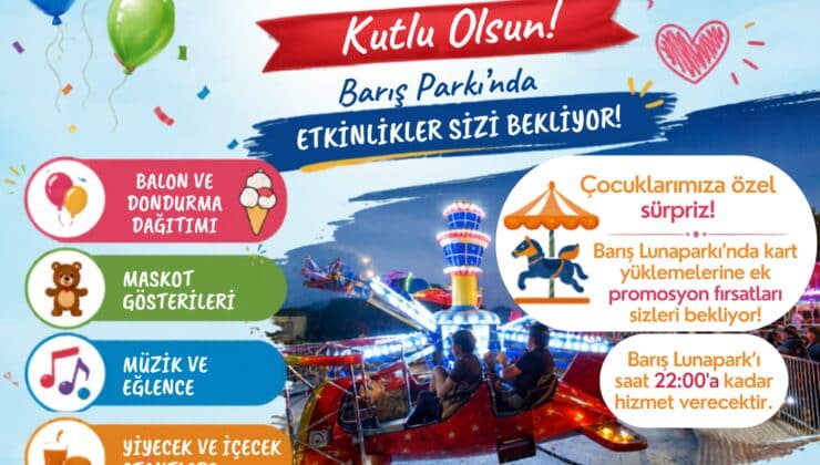Girne Belediyesi Barış Parkı’nda çocuk etkinlikleri düzenliyor
