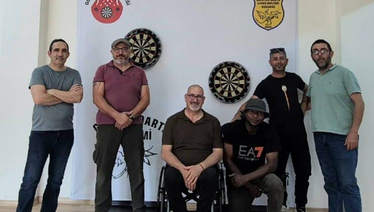 Gönyeli Darts Lions Kulübü’nden KTOÖD’e aktivite odası