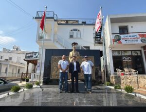 Kırok, Atatürk Büstü çevre düzenlemesini inceledi