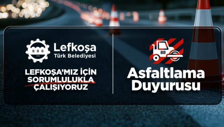 Kızılay’daki iki sokakta yarın asfalt çalışması yapılacak
