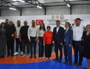 LAÇ Güreş Salonu törenle hizmete açıldı