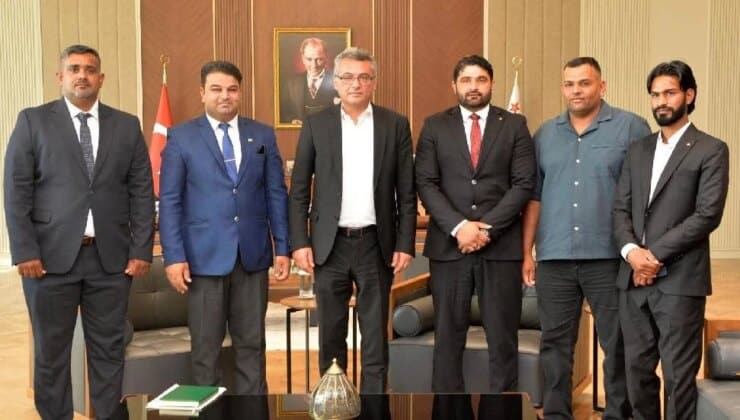 Pakistan Kültür ve Dayanışma Derneği sorunlarını Erhürman’a iletti