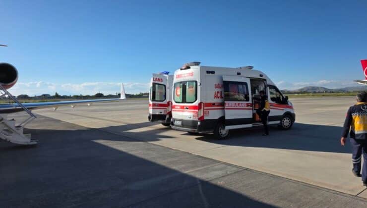 Van ve Muş’tan iki bebek ambulans uçakla İstanbul’a sevk edildi