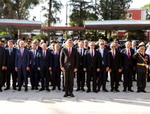 Tufan Erhürman Lefkoşa Atatürk Anıtı’ndaki Anma Törenine Katıldı