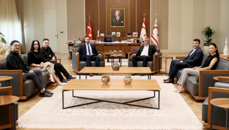 Cumhurbaşkanı Tufan Erhürman, Kıbrıs Türk Mimarlar Odası Başkanı ve beraberindeki heyeti kabul etti