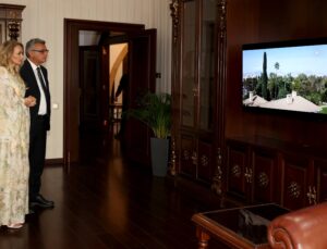 Cumhurbaşkanlığı binasında “Kurumsal Hafıza: Resim Sergisi” açıldı