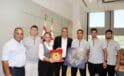 Tufan Erhürman Alayköy Gençlik ve Spor Kulübü yöneticileri ve U13 takımını makamında ağırladı