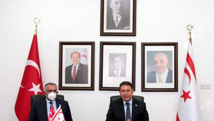 Başbakan Ersan Saner ülkeye dönüşünü tamamladı