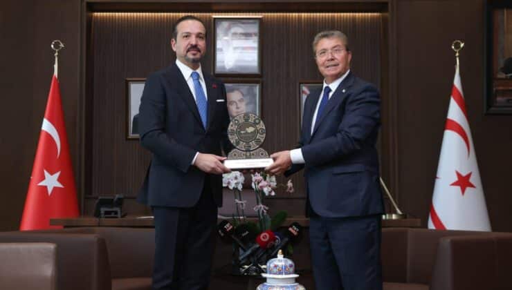 Başbakan Ünal Üstel, AK Parti Genel Başkan Yardımcısı Kürşat Zorlu’yu kabul etti…