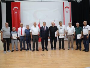 Başbakan Ünal Üstel, “Gazilik Beratı ve Gazi Kartı Takdim Töreni” ne katıldı.