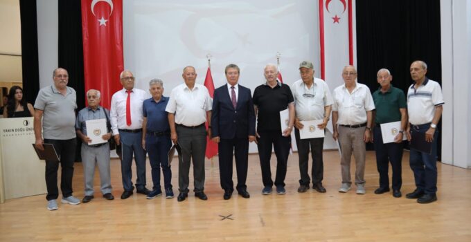 Başbakan Ünal Üstel, “Gazilik Beratı ve Gazi Kartı Takdim Töreni” ne katıldı.