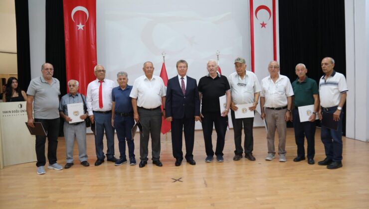 Başbakan Ünal Üstel, “Gazilik Beratı ve Gazi Kartı Takdim Töreni” ne katıldı.