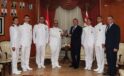Başbakan Üstel Milli Savunma Üniversitesi Deniz Harp Okulu heyetini ağırladı
