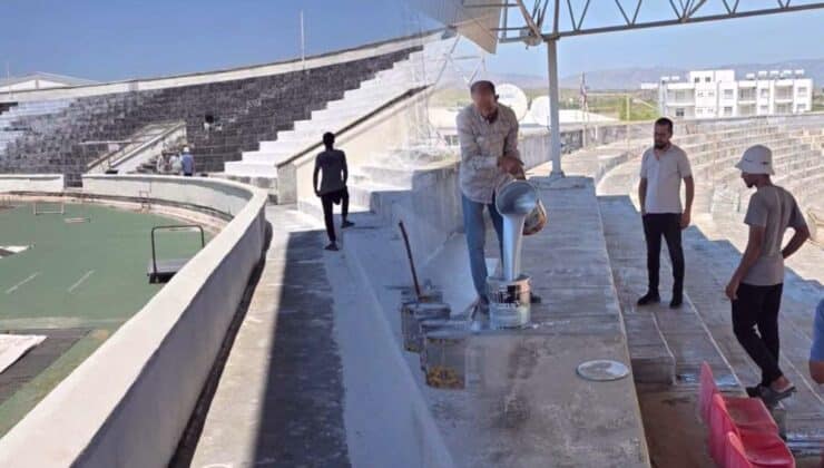 Atatürk Stadı’nda çalışmalar hız kesmiyor