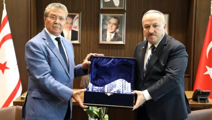 Başbakan Üstel, Emniyet Genel Müdürü Ali Fidan’ı ağırladı