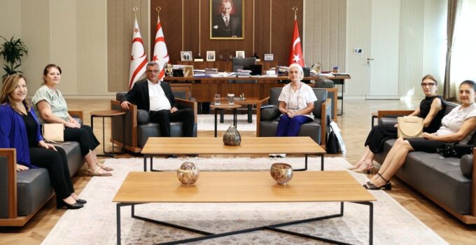 Cumhurbaşkanı Erhürman, KÖDER heyetini kabul etti