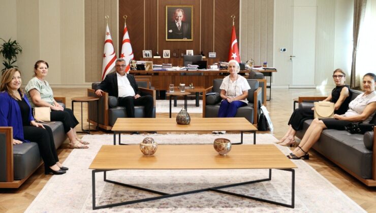 Cumhurbaşkanı Erhürman, KÖDER heyetini kabul etti