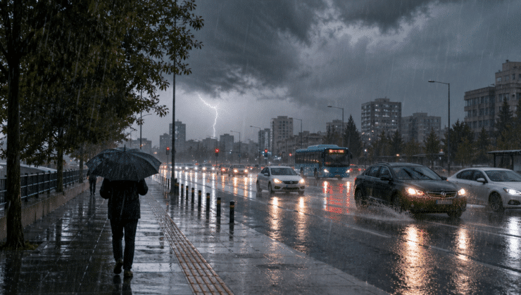 Meteoroloji Uyardı: Yarın Şiddetli Sağanak Geliyor