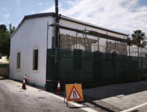 Aşağı Arodez Camii’nde koruma çalışması başladı