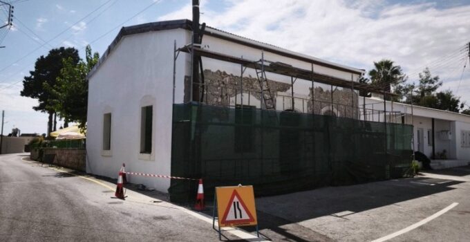 Aşağı Arodez Camii’nde koruma çalışması başladı