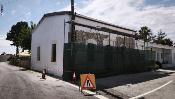 Aşağı Arodez Camii’nde koruma çalışması başladı