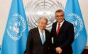 Erhürman, Guterres ile BM’de bir araya geldi