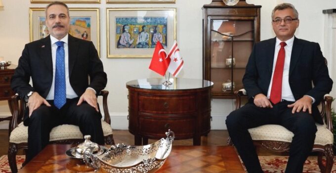 Erhürman, New York’ta Hakan Fidan ile buluştu