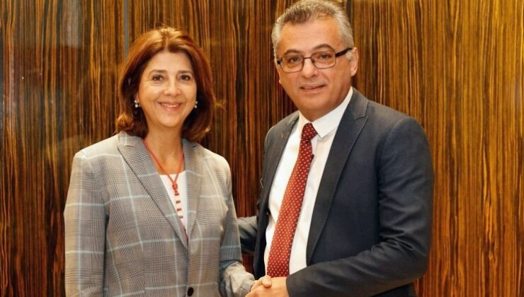 Erhürman, New York’ta Holguin ile bir araya geldi