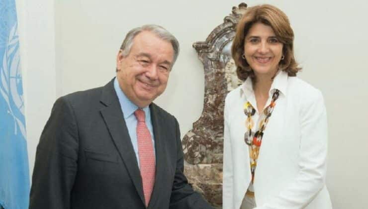 Holguin ve Guterres telefonda görüşme yaptı