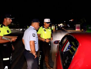 Trafikte 1362 sürücüye işlem yapıldı, ilk sırada hız var